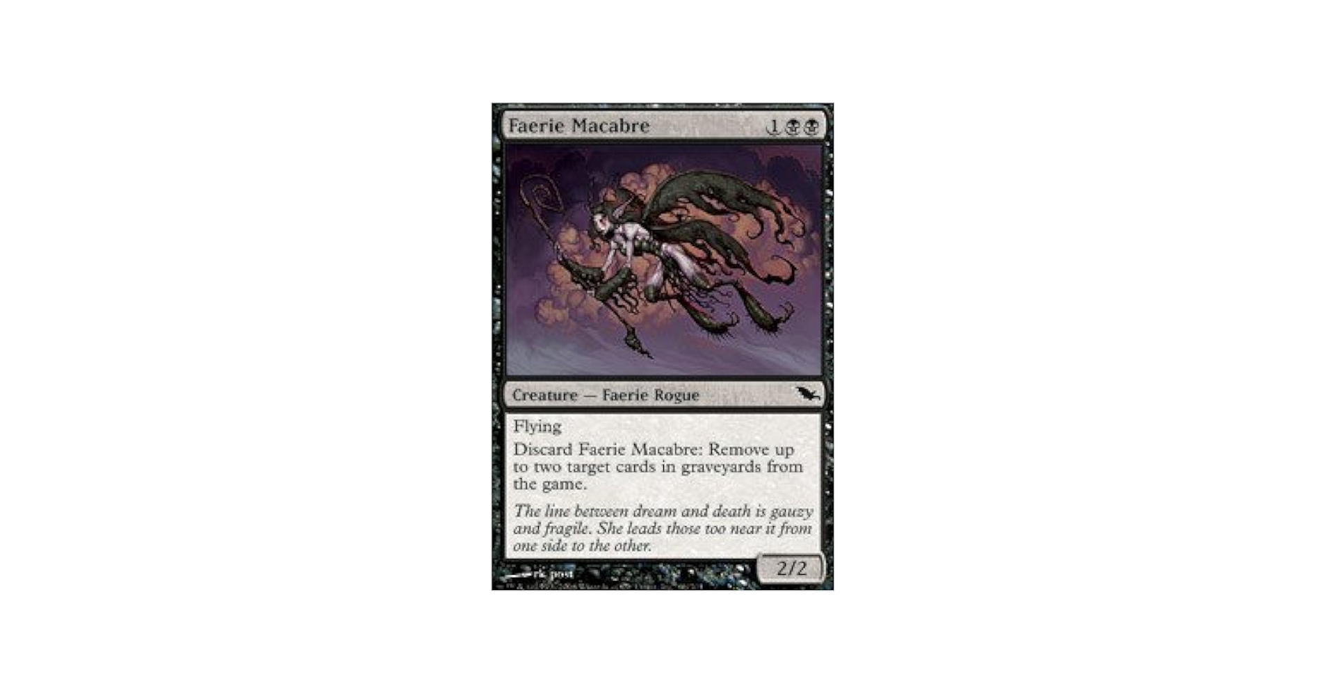 MTG フェアリーの忌み者/Faerie Macabre 初版　Foil Faerie Macabre | Shadowmoor - Japanese | Star City Games